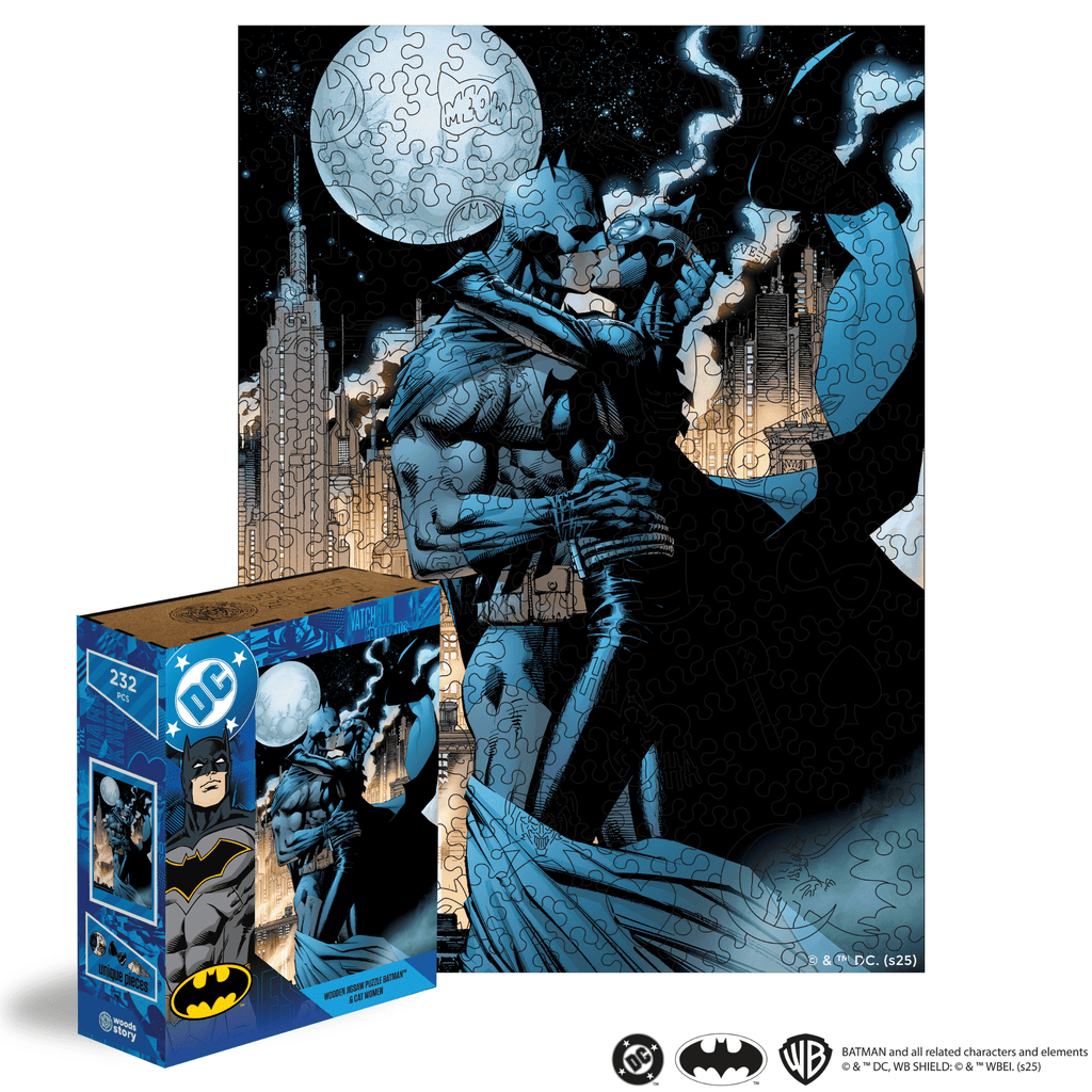 Wooden jigsaw puzzle DC Batman™ – Kiss Under the Moon