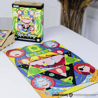 Wooden jigsaw maze puzzle Rick&Morty™ Space Maze