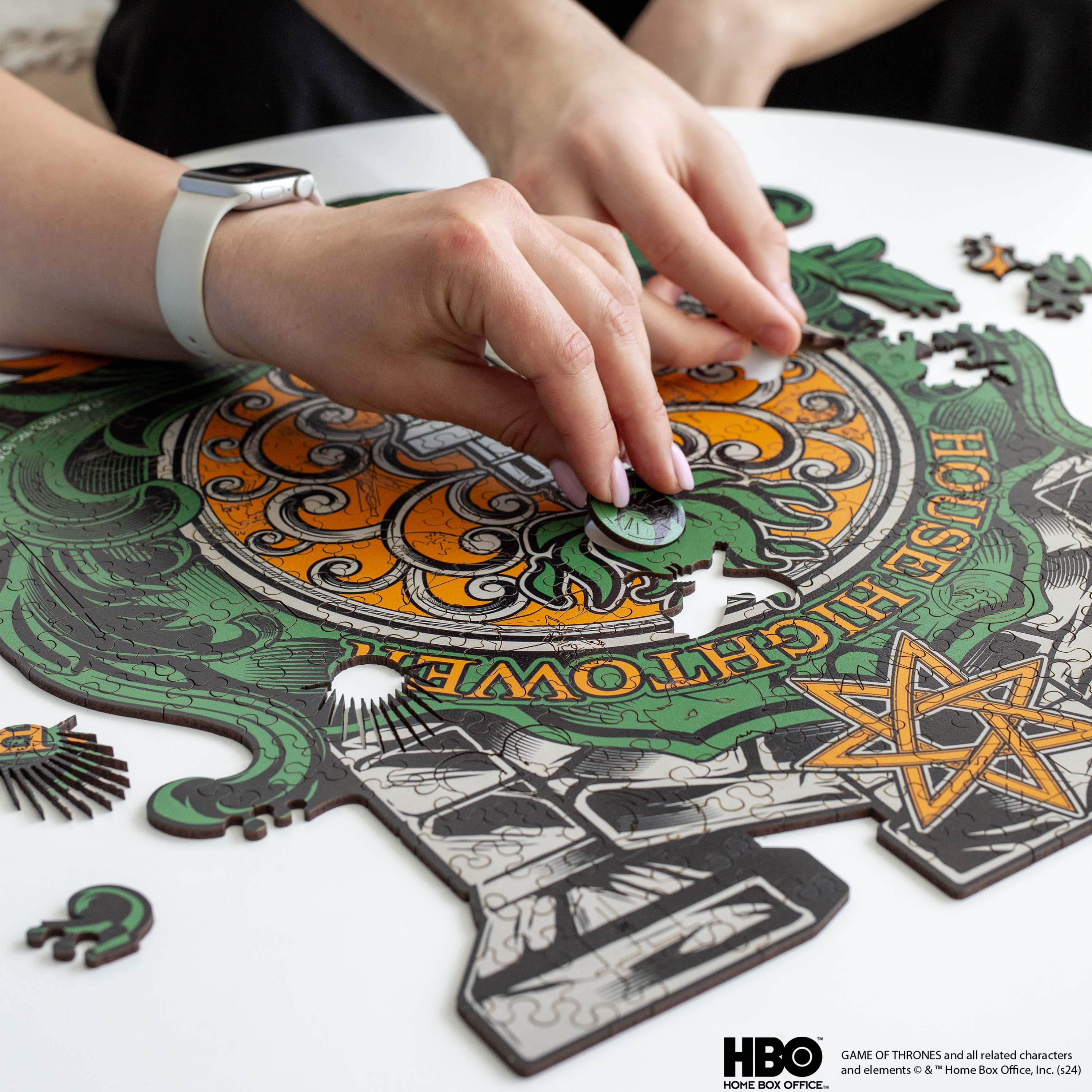 Дерев'яний пазл Гра престолів™ Будинок Хайтауер