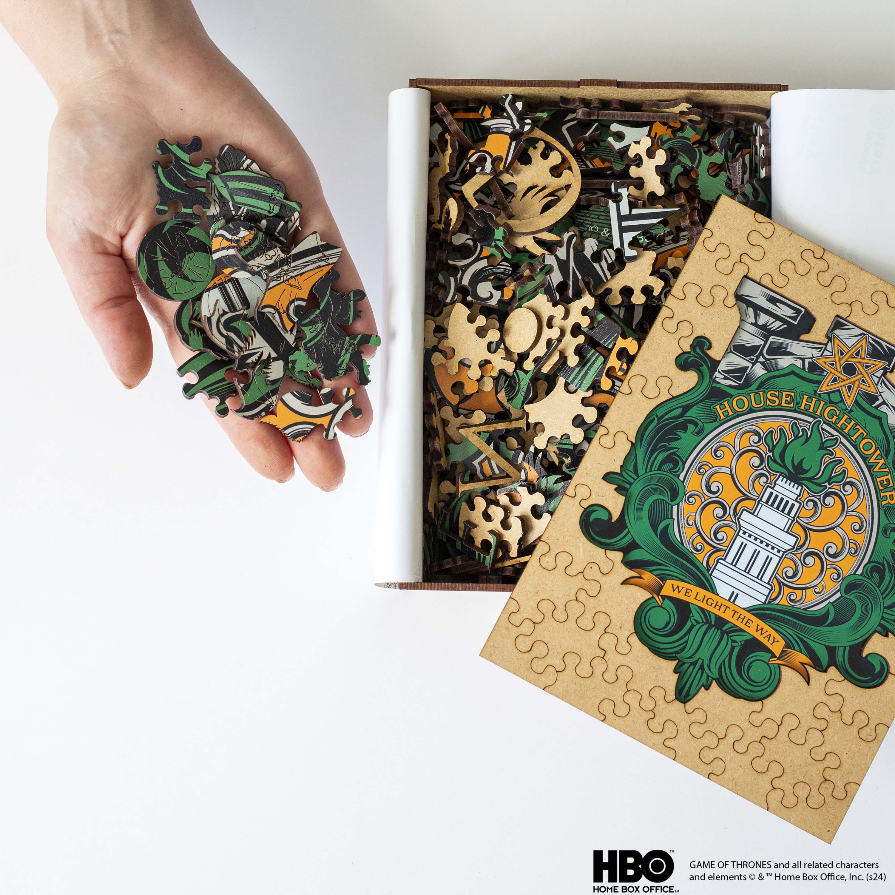 Дерев'яний пазл Гра престолів™ Будинок Хайтауер