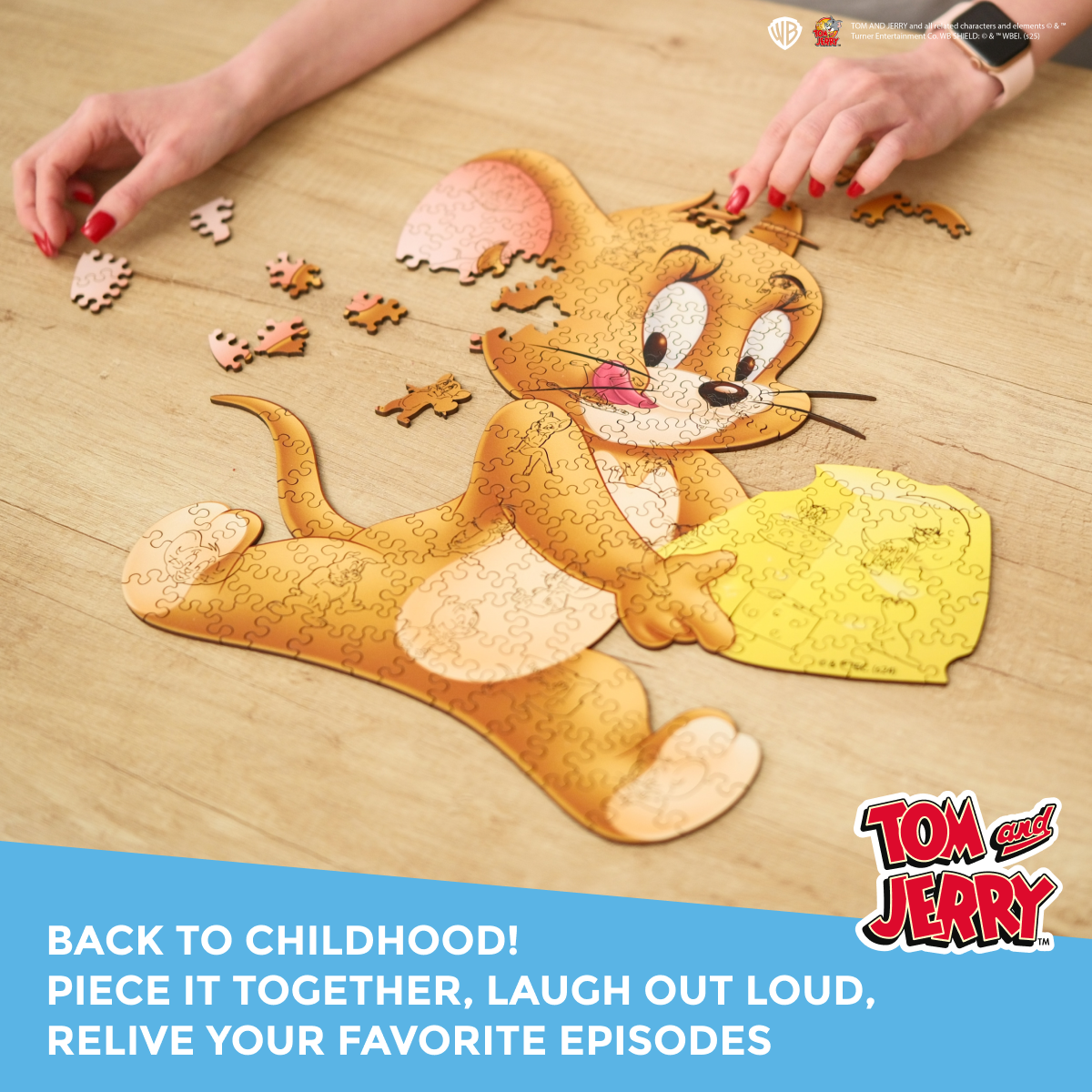 Wooden jigsaw puzzle Tom&Jerry™ Jerry