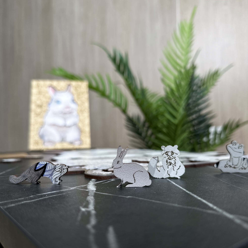 Дерев'яний пазл "Кролик"