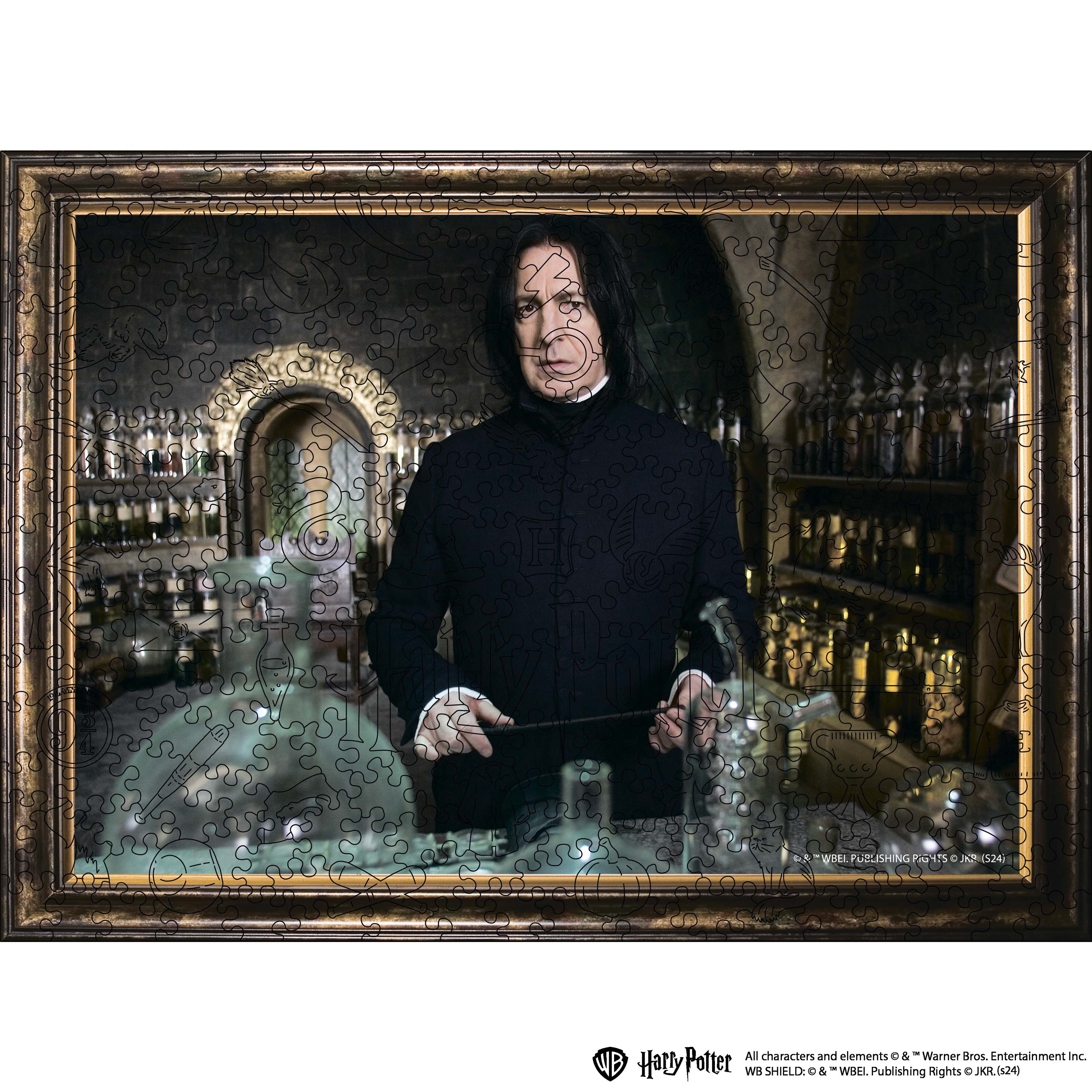 Wooden jigsaw puzzle Harry Potter Severus Snape™