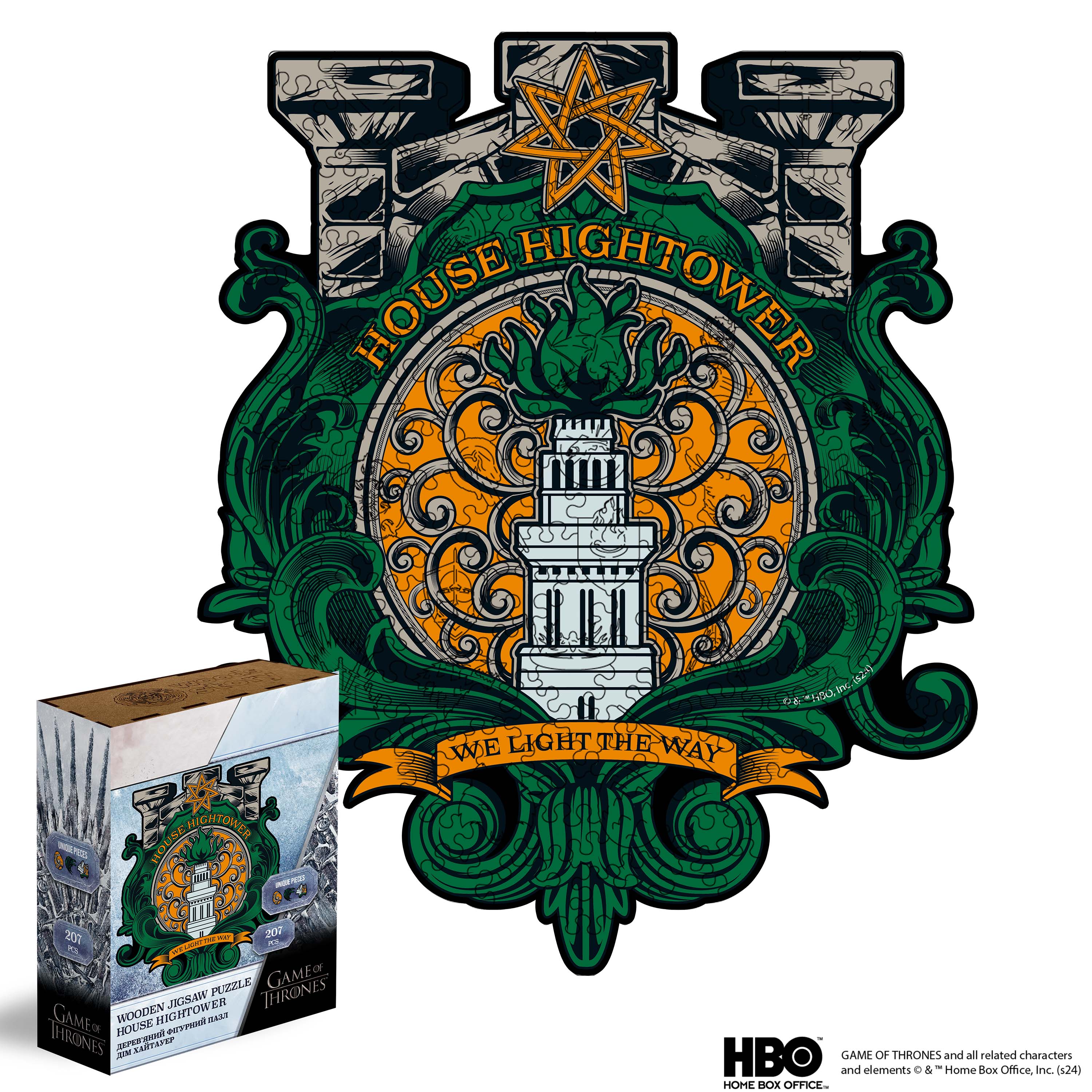 Wooden jigsaw puzzle Game of Thrones™ House Hightower