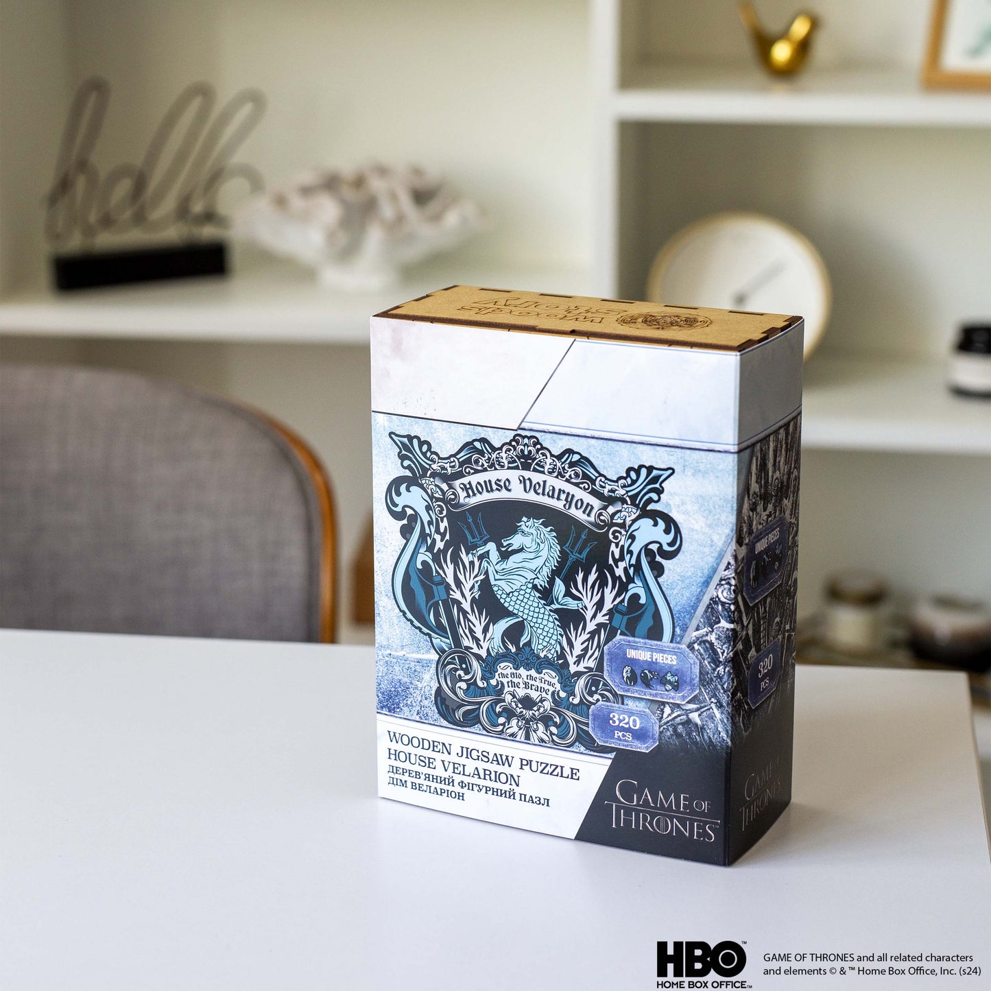 Wooden jigsaw puzzle Game of Thrones™ House Velaryon