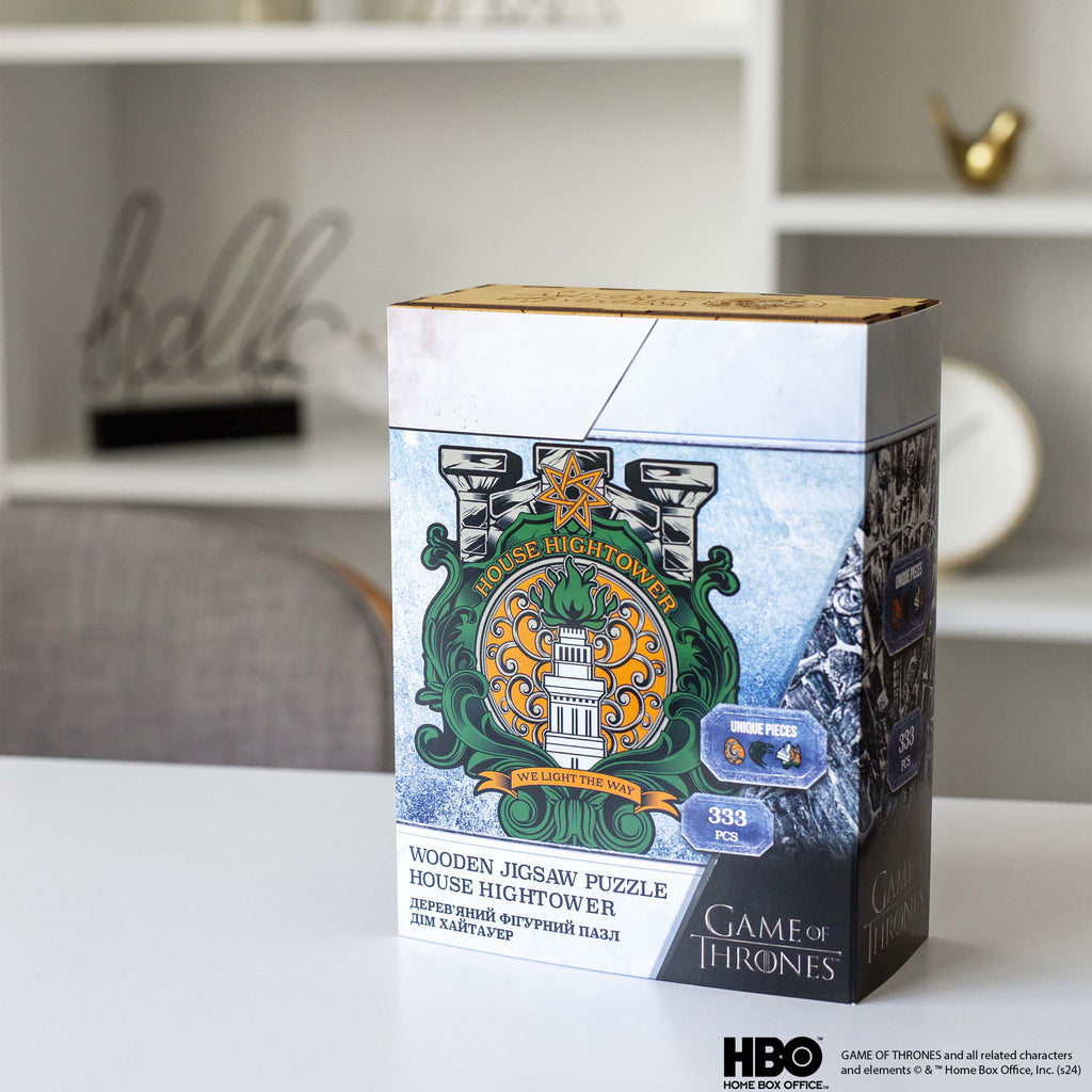 Дерев'яний пазл Гра престолів™ Будинок Хайтауер