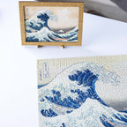 Wooden jigsaw maze puzzle The Great Wave Off Kanagawa (Hokusai)