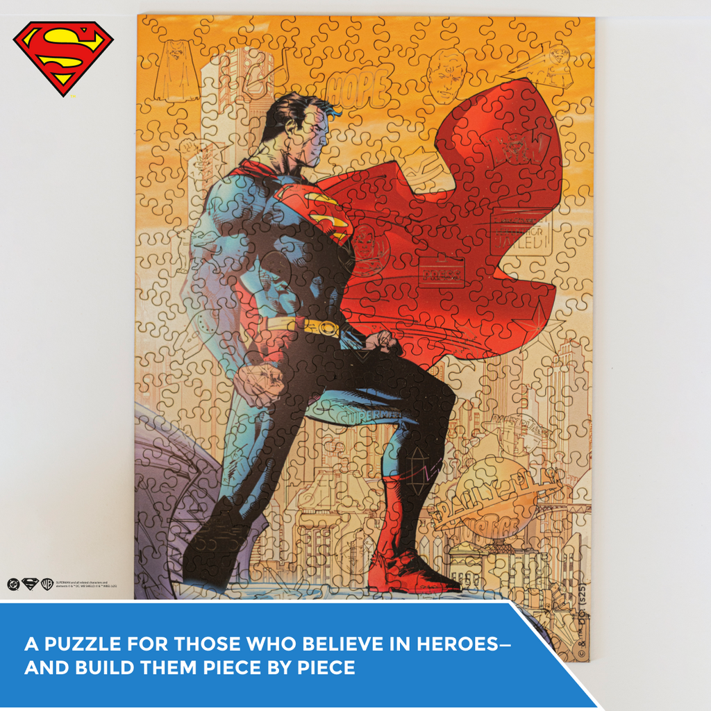 Wooden jigsaw puzzle DC Superman™ – Protector of Metropolis