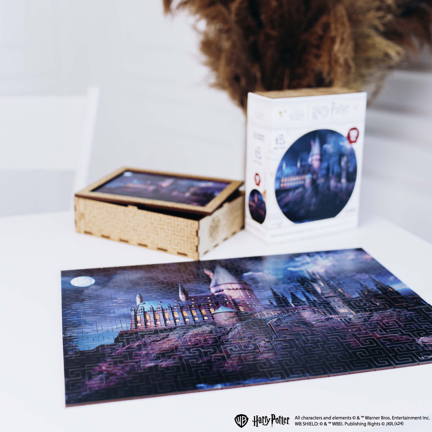 Wooden jigsaw maze puzzle Harry Potter Hogwarts Castle™ Night