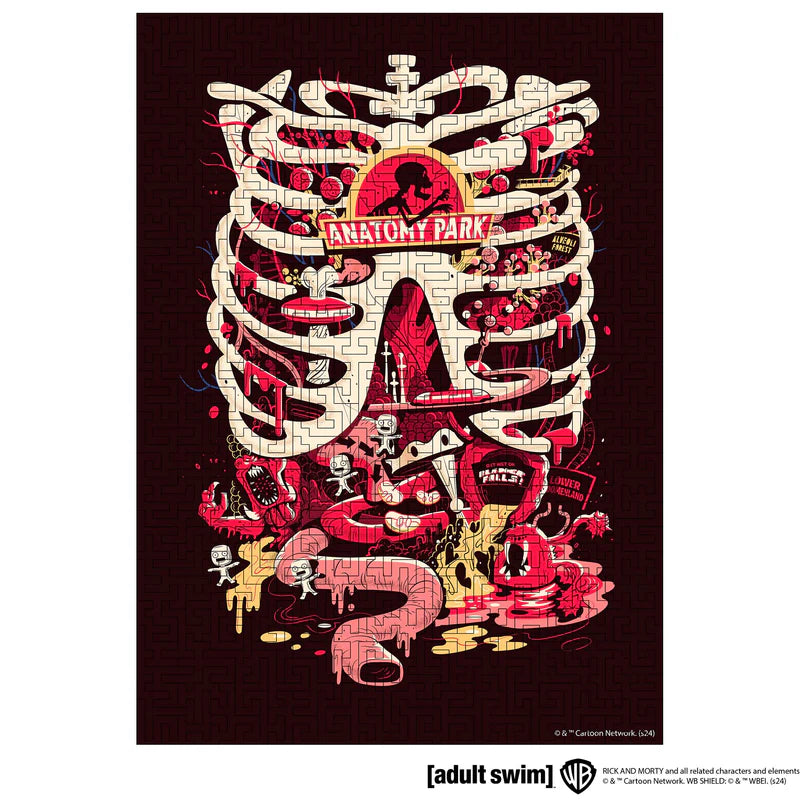 Дерев'яний лабіринт-головоломка Рік і Морті™ Анатомічний парк