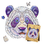 Дерев'яний пазл Панда