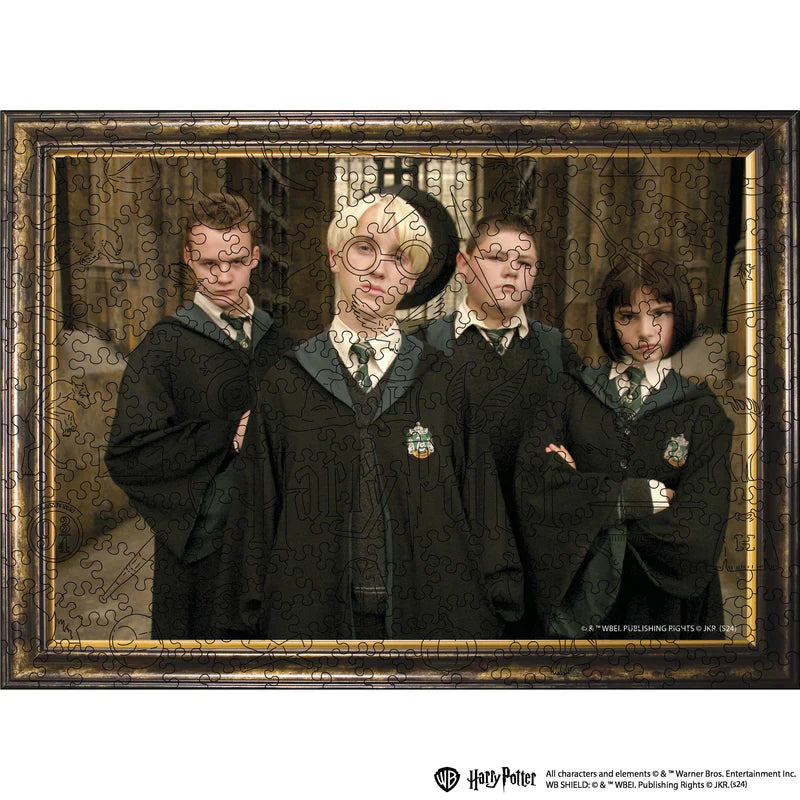 Wooden jigsaw puzzle Harry Potter Slytherin™ students