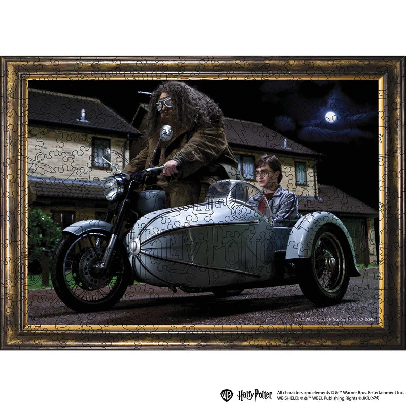 Wooden jigsaw puzzle Harry Potter™ Flying Motorbike