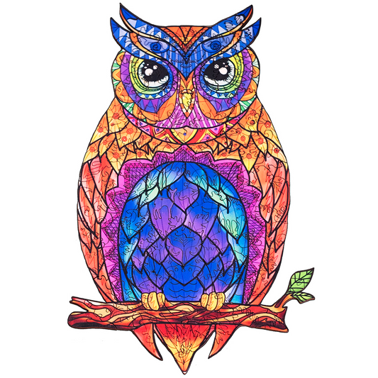 Wooden Jigsaw Puzzle Owl