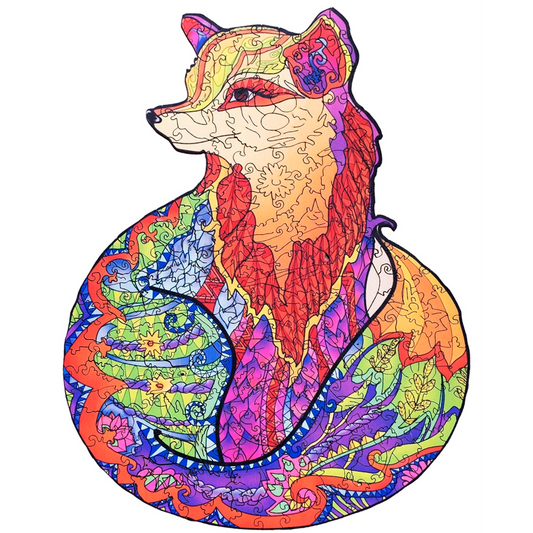 Wooden Jigsaw Puzzle Fox