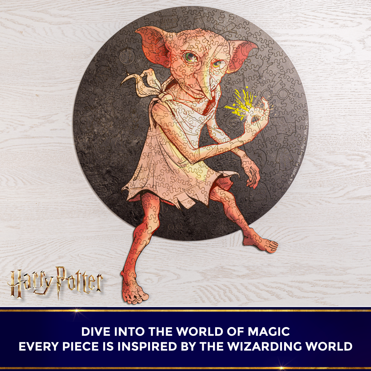 Wooden jigsaw puzzle Harry Potter Dobby™