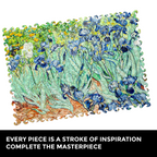 Wooden Jigsaw Puzzle Irises (Vincent Van Gogh)