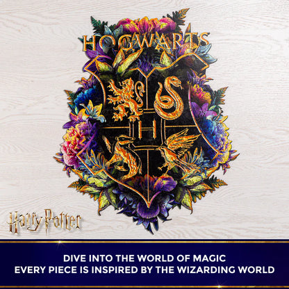 Wooden jigsaw classic puzzle Harry Potter Hogwarts™ (Neonly)