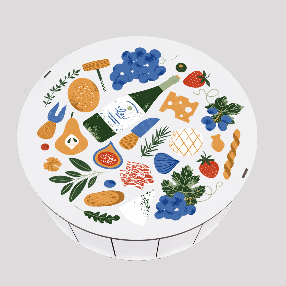 Wholesale Food Gift Boxes Round