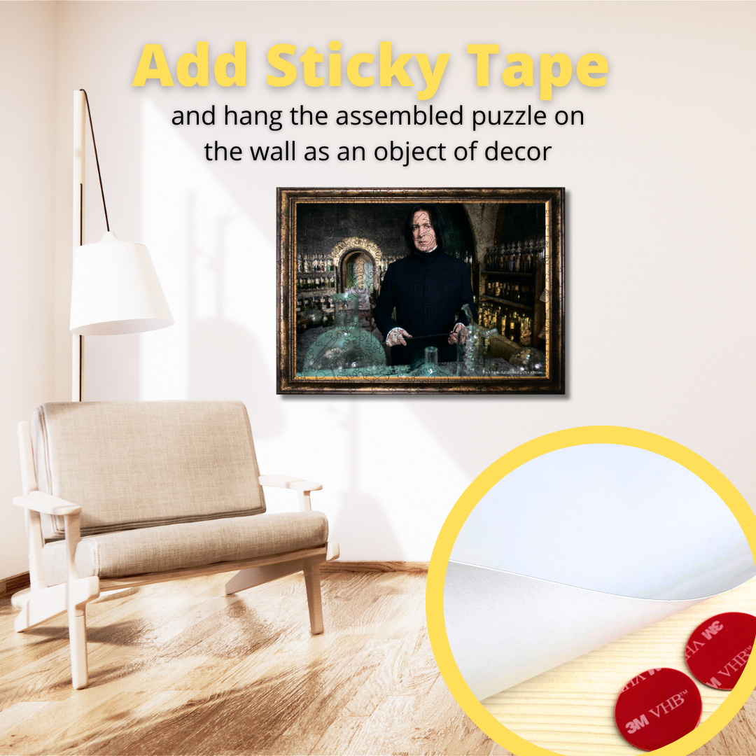 Wooden jigsaw puzzle Harry Potter Severus Snape™