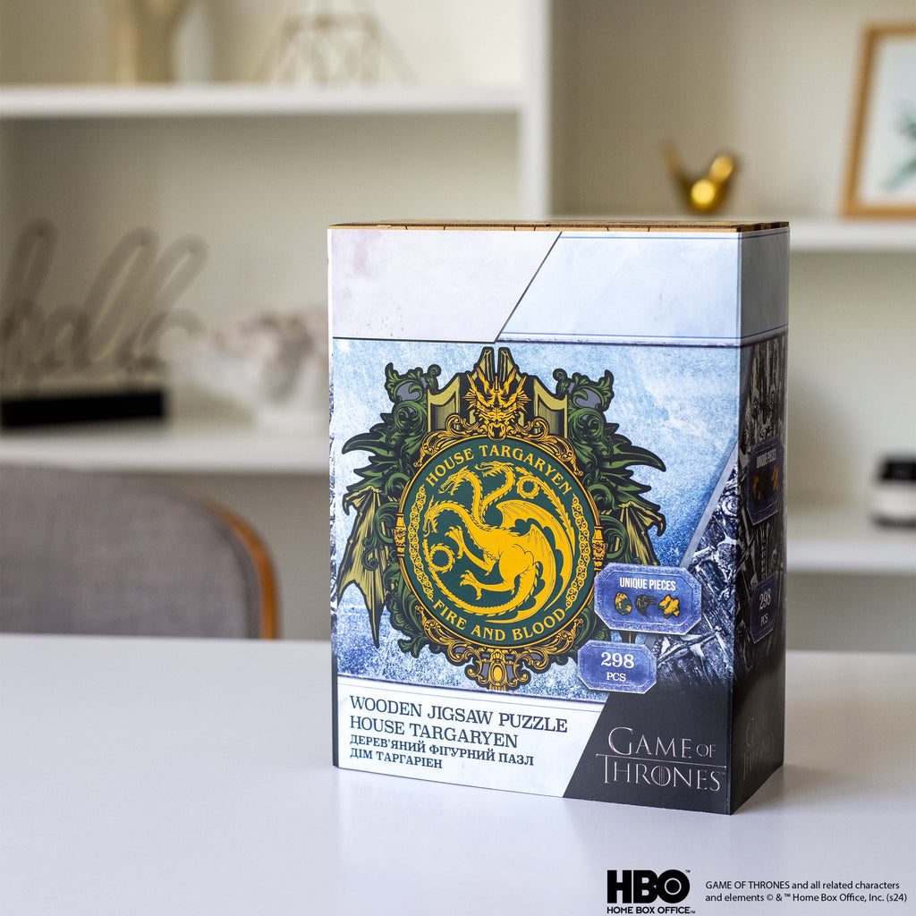 Дерев'яний пазл Гра престолів™ Дім Таргарієнів