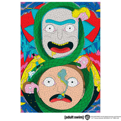 Wooden jigsaw maze puzzle Rick&Morty™ Adventures