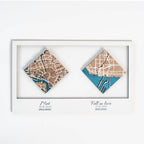 Acrylic City Plan 2 Rhombuses