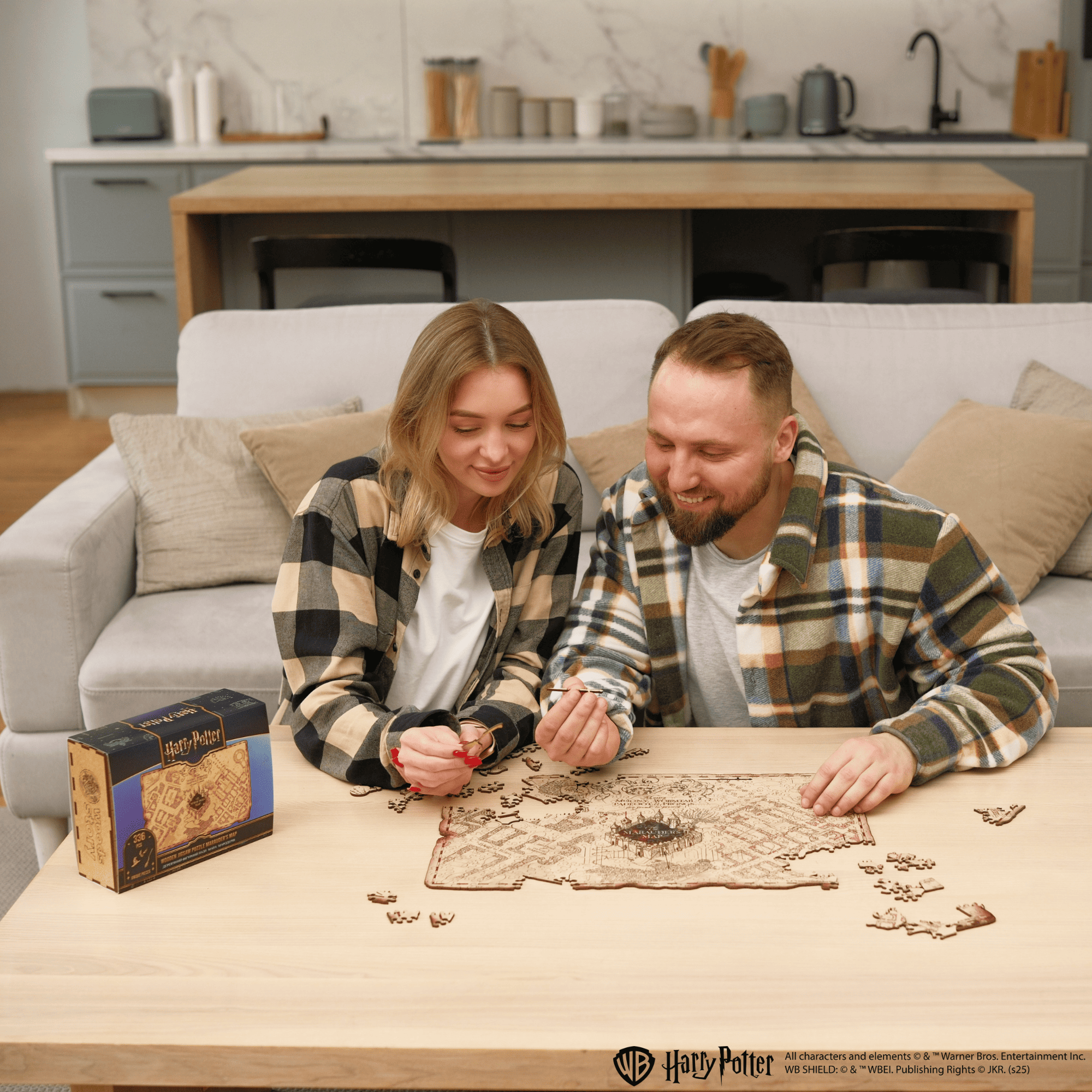 Wooden jigsaw puzzle Harry Potter™ Marauder’s Map