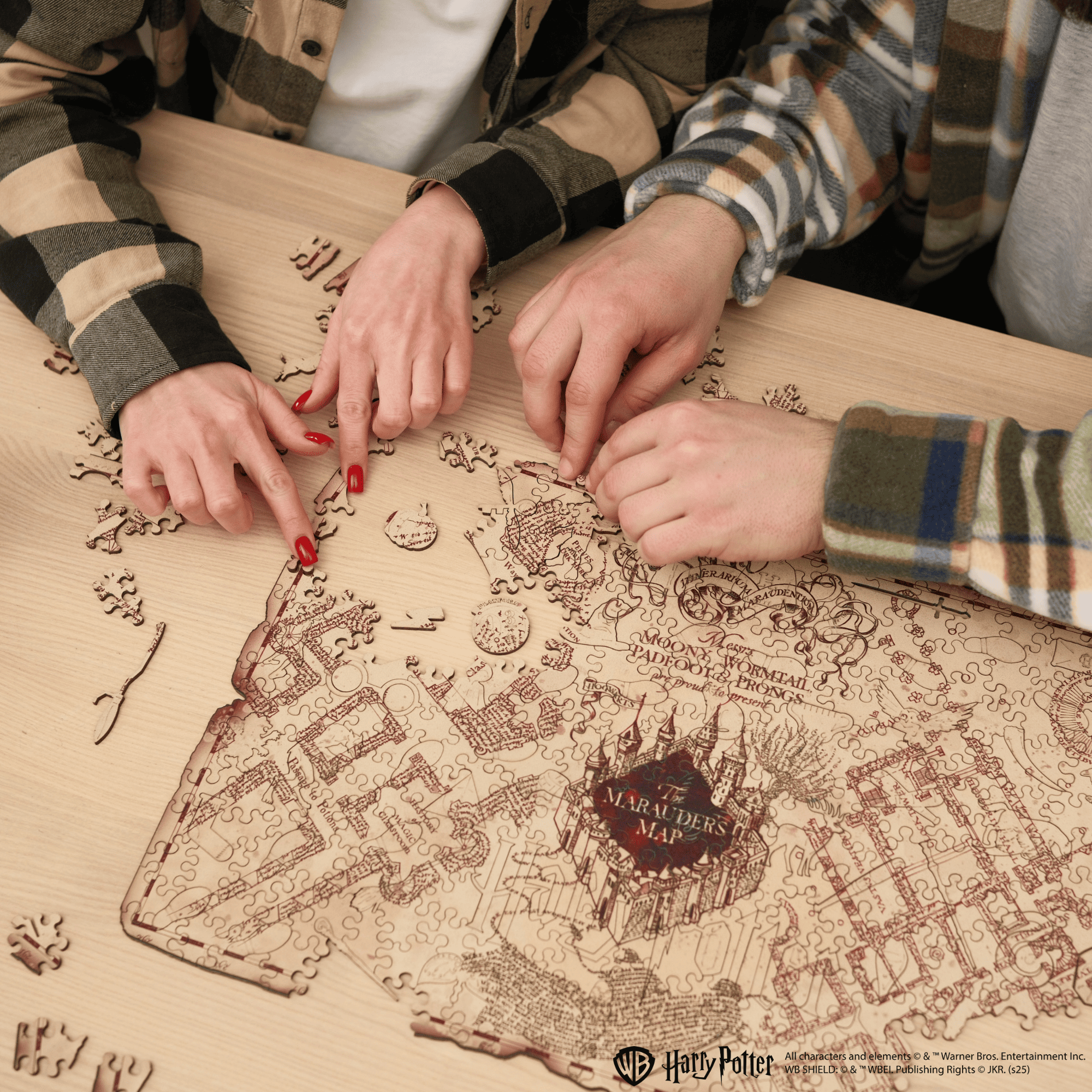 Wooden jigsaw puzzle Harry Potter™ Marauder’s Map
