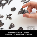 Дерев'яний пазл Гра престолів™ Металеві печатки Старка