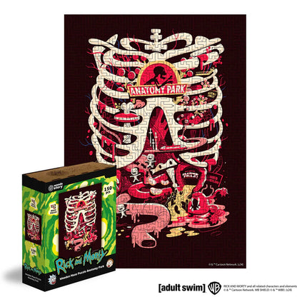 Wooden jigsaw maze puzzle Rick&Morty™ Anatomy Park