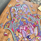 Дерев'яний пазл Хамса