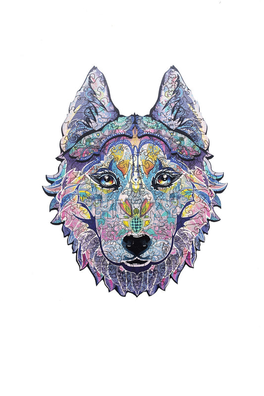 Wooden Jigsaw Puzzle Husky L