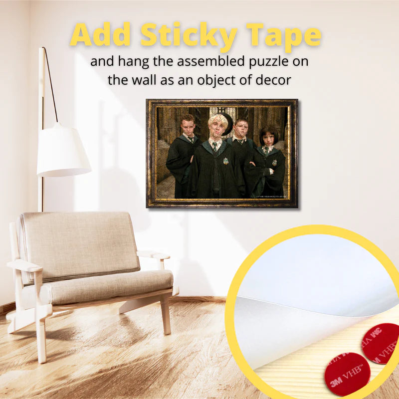Wooden jigsaw puzzle Harry Potter Slytherin™ students