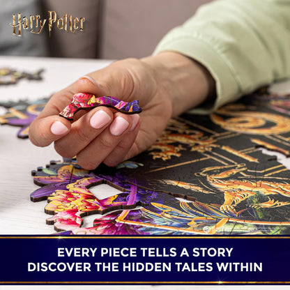 Wooden jigsaw classic puzzle Harry Potter Hogwarts™ (Neonly)