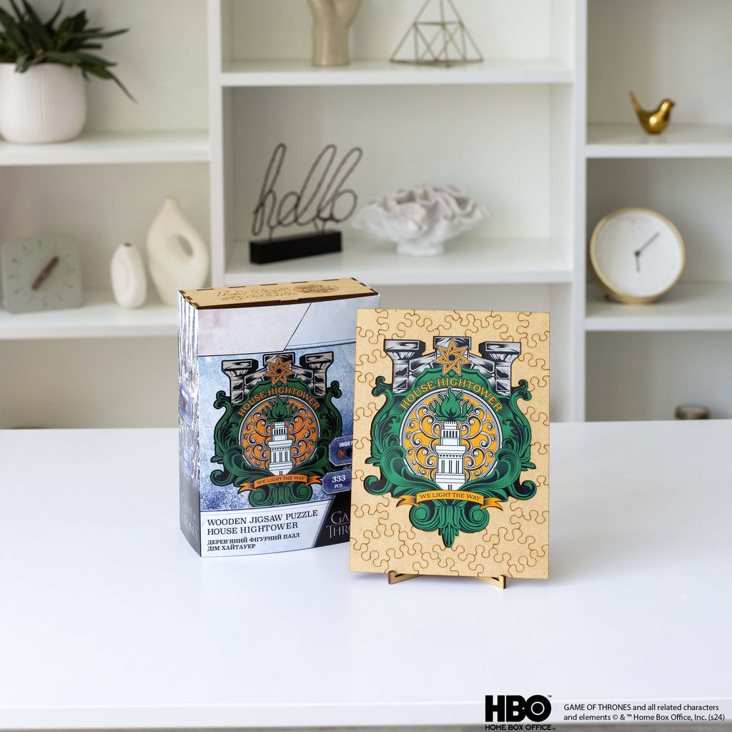 Дерев'яний пазл Гра престолів™ Будинок Хайтауер