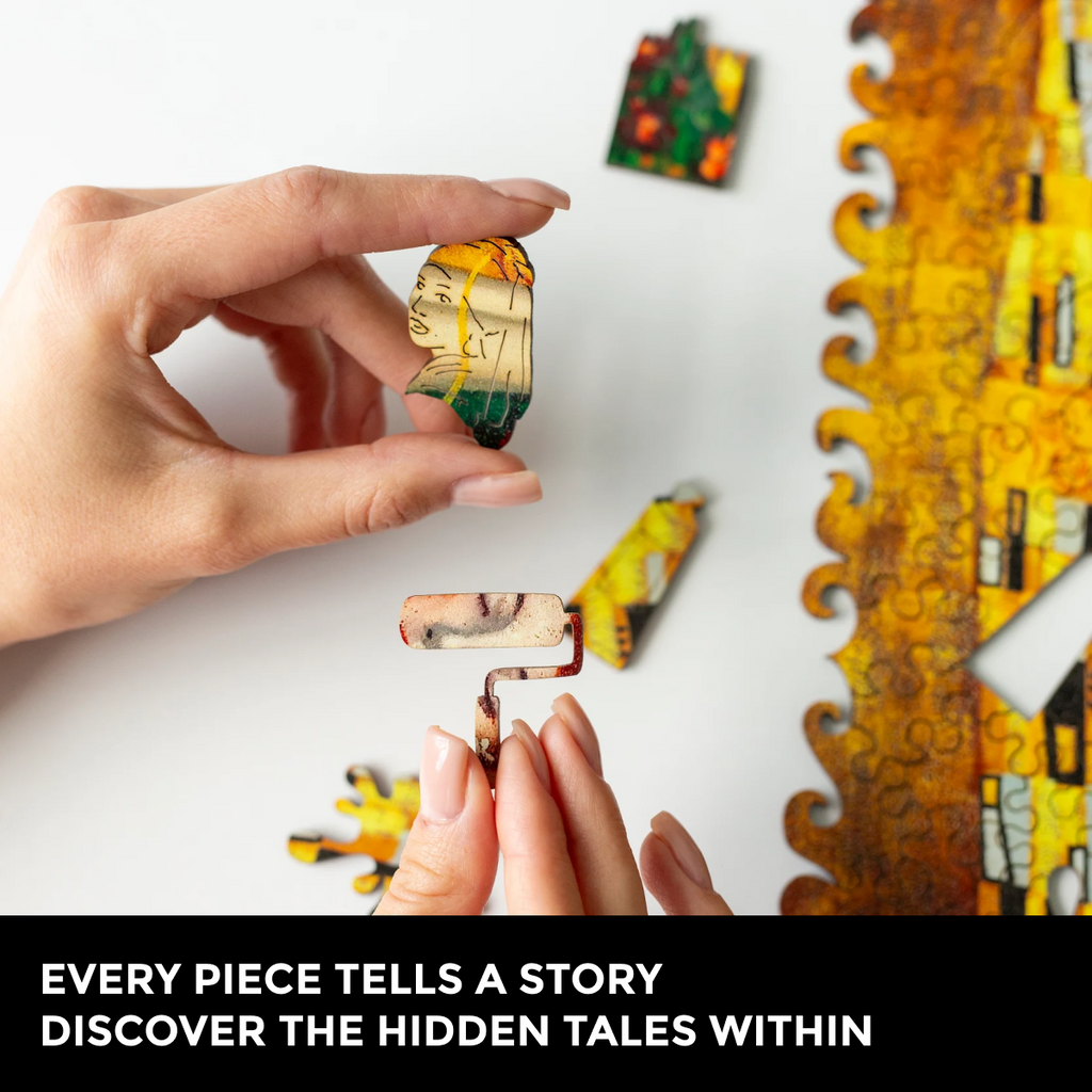 Дерев'яний пазл "Поцілунок" (Густав Клімт)