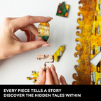 Дерев'яний пазл "Поцілунок" (Густав Клімт)