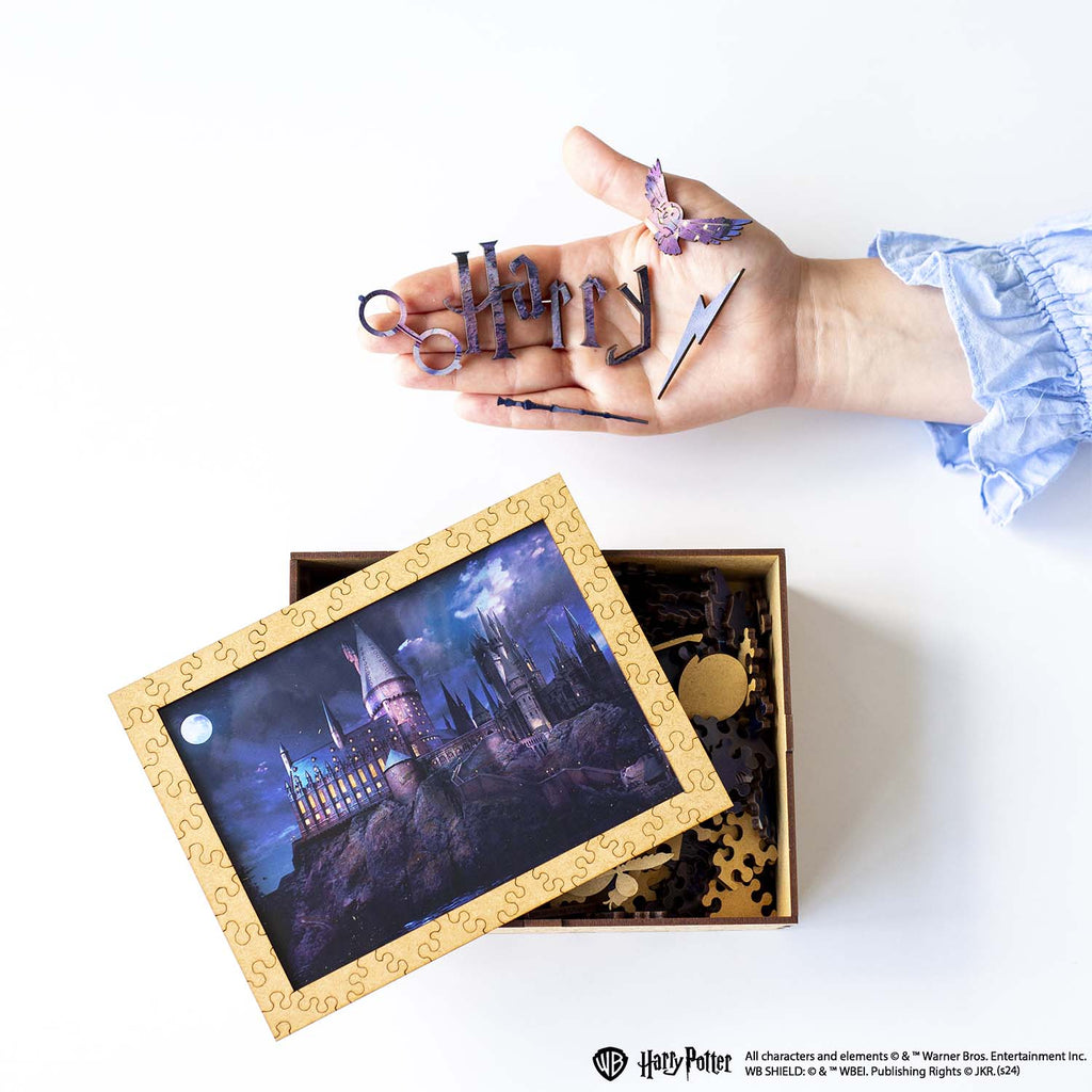 Дерев'яний пазл Гаррі Поттер Гоґвортс Замок Ніч™