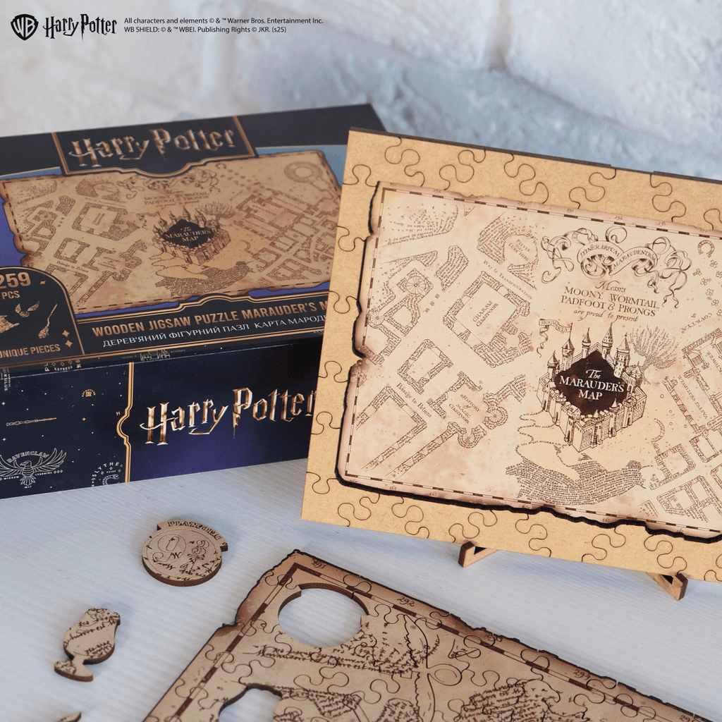 Wooden jigsaw puzzle Harry Potter™ Marauder’s Map