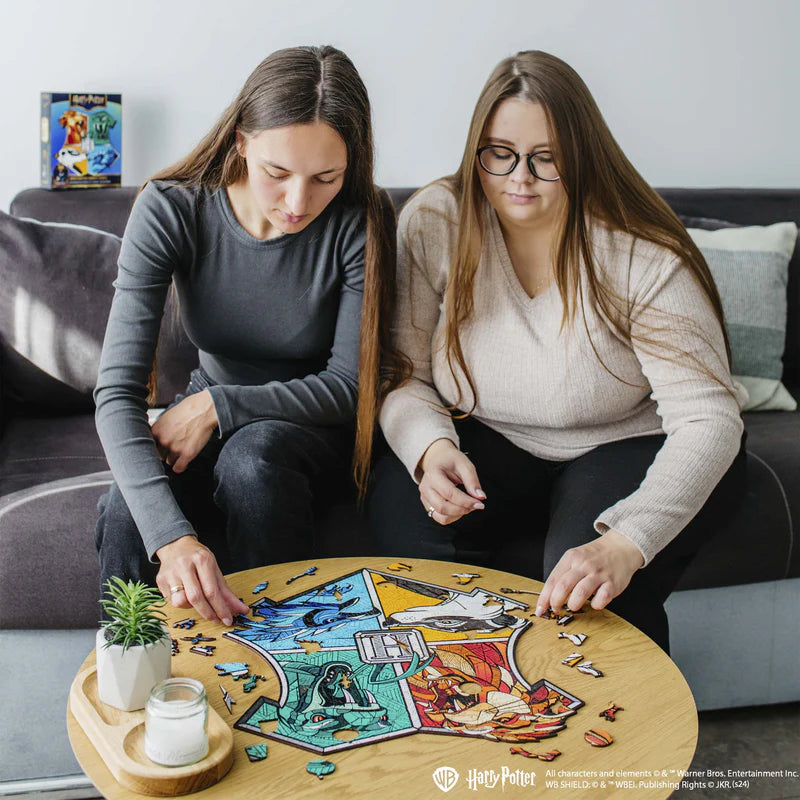 Дерев'яний класичний пазл Гаррі Поттер Хогвортс™ (барвистий)