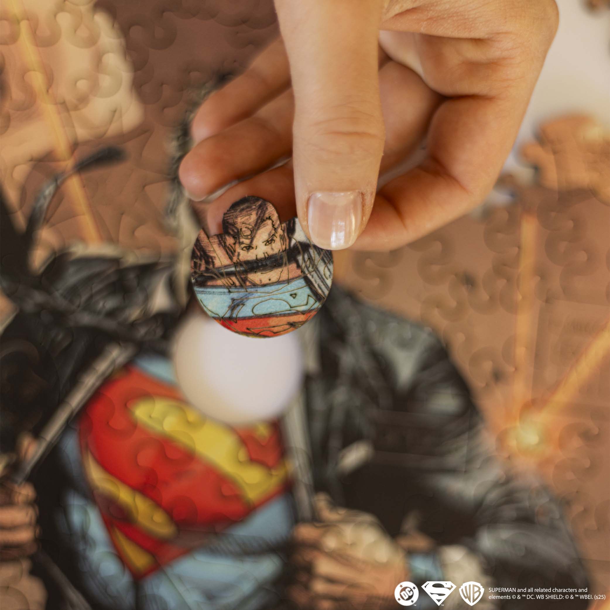 Wooden jigsaw puzzle DC Superman™ – Eye of the Storm