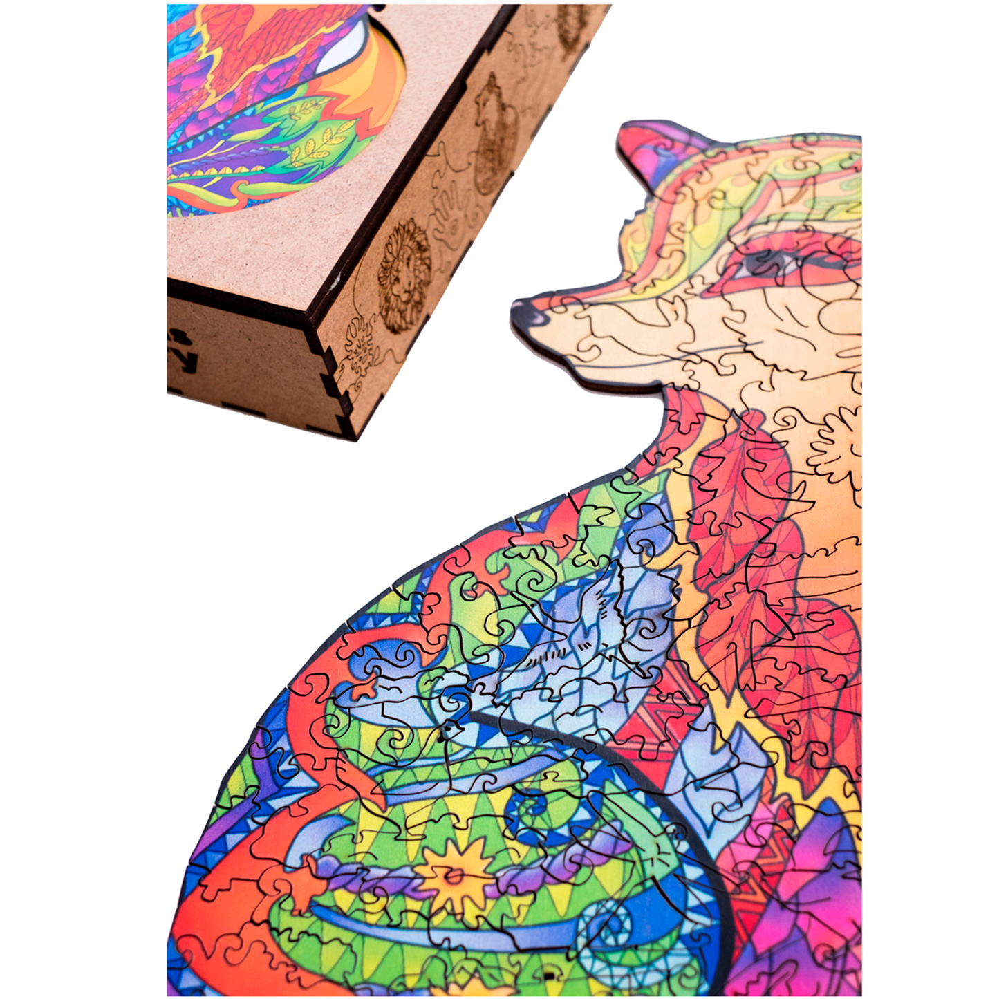 Wooden Jigsaw Puzzle Fox