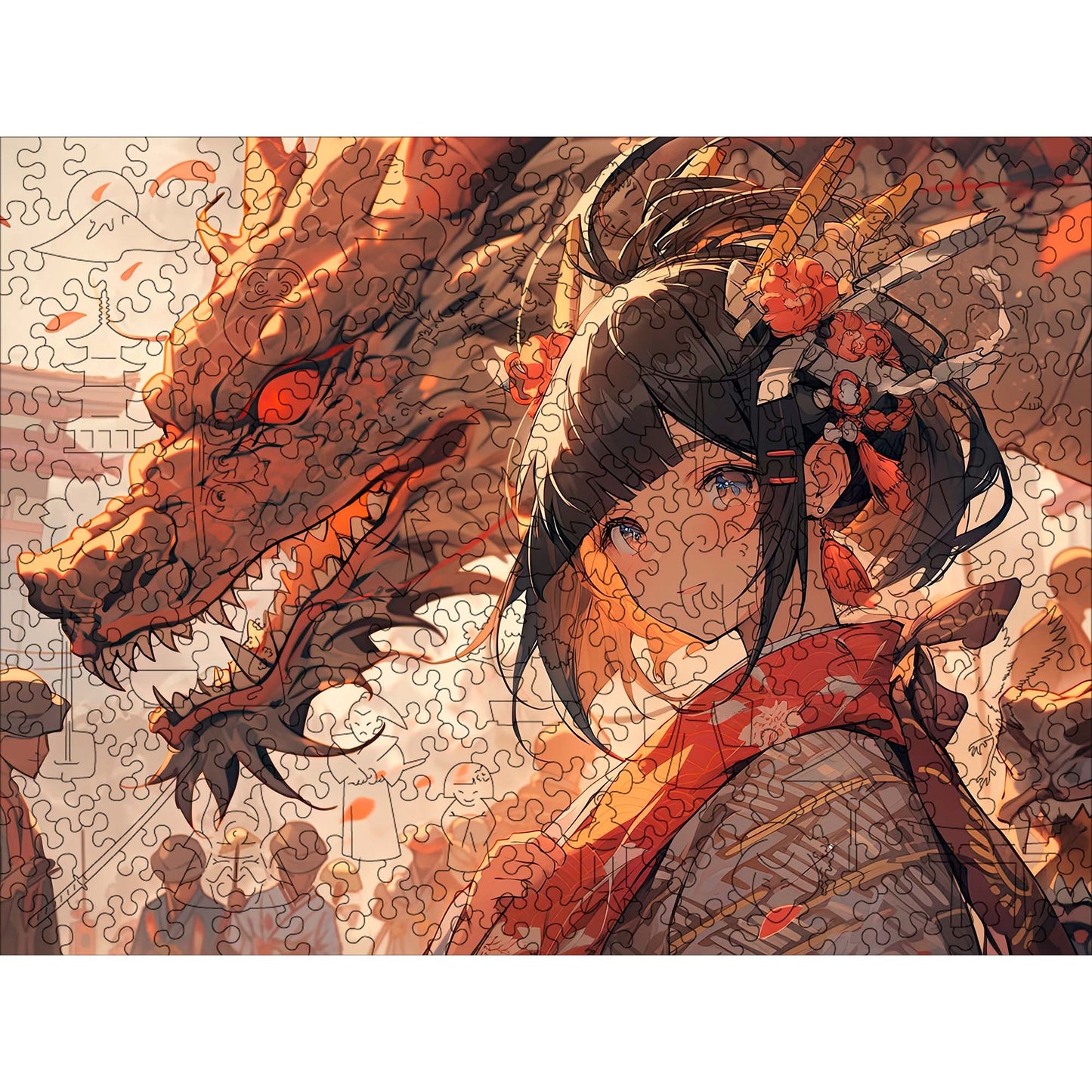 Wooden Jigsaw Puzzle Anime