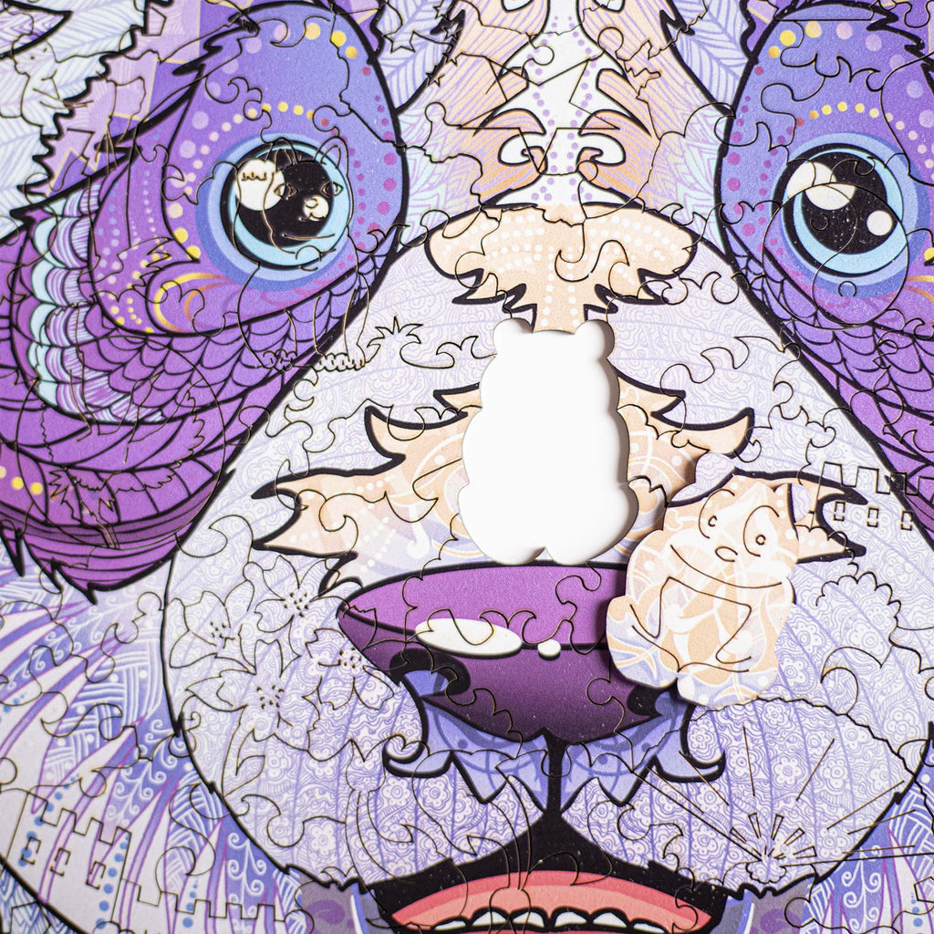 Дерев'яний пазл Панда