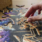 Дерев'яний класичний пазл Гаррі Поттер Хогвортс™ (лише для неонових моделей)