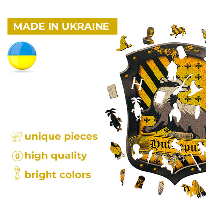 Wooden Jigsaw Puzzle House of Badger