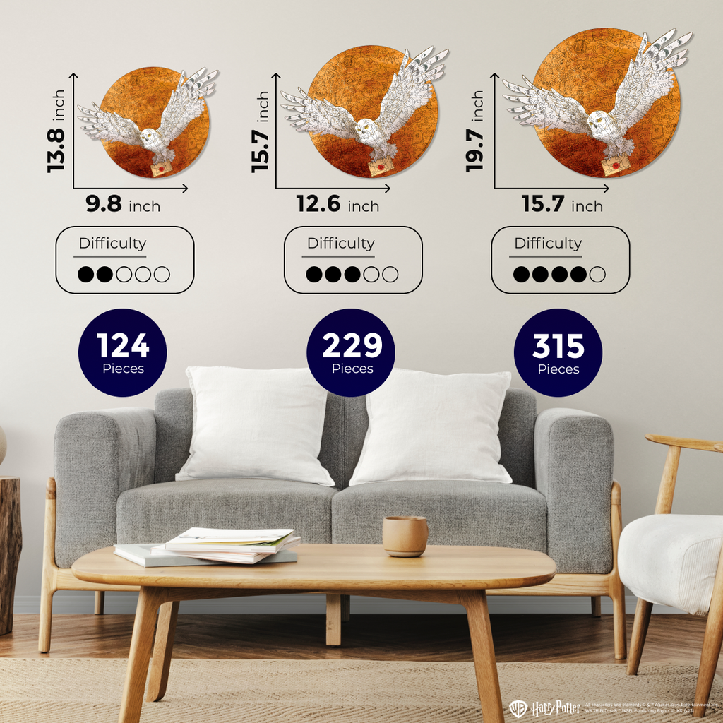 Дерев'яний пазл Гаррі Поттер Гедвіга™
