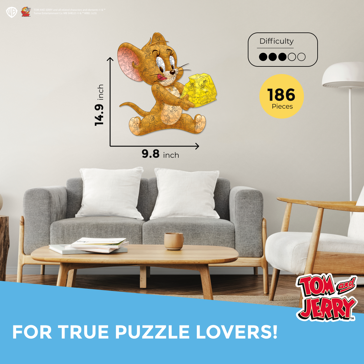 Wooden jigsaw puzzle Tom&Jerry™ Jerry