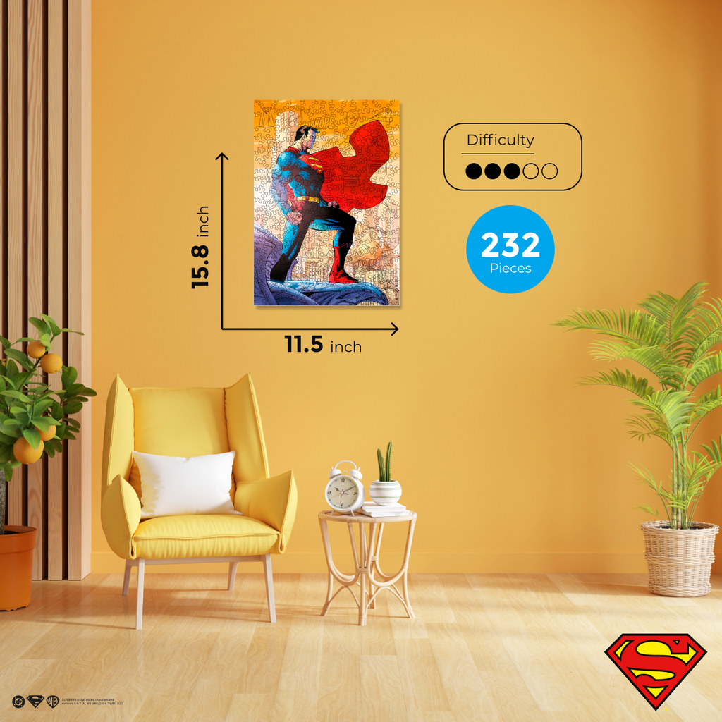 Wooden jigsaw puzzle DC Superman™ – Protector of Metropolis